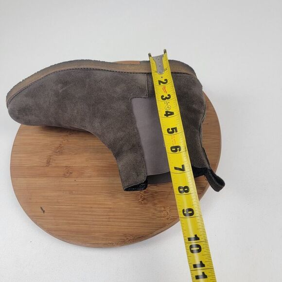 Allsaints Men's size EU 44 US 10.5 Brown Suede Ankle Chelsea Boots Slip On - Picture 15 of 15